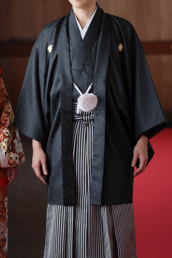 紋付袴（男性用、3サイズ）